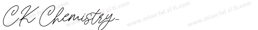 CK Chemistry字体转换